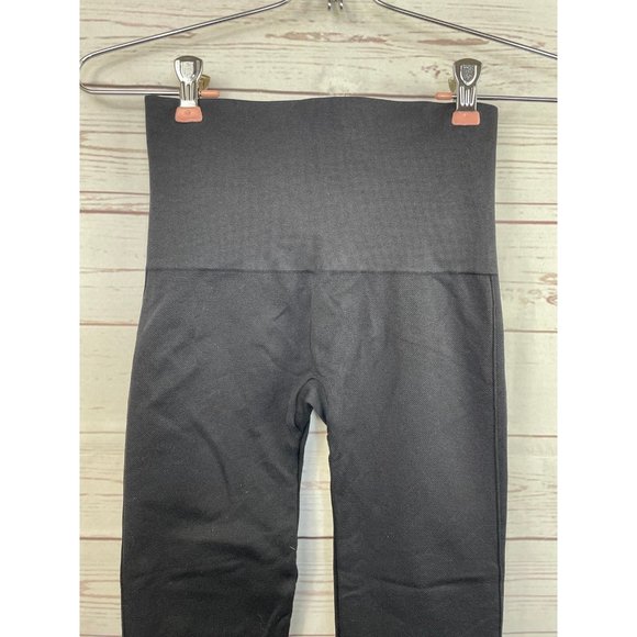 SPANX Seamless Leggings Black Small - Picture 4 of 5